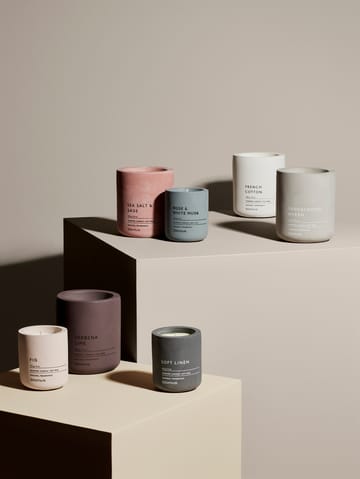 Fraga scented candles 55 hours - Sea salt & Sage-Withered 玫瑰色 - blomus