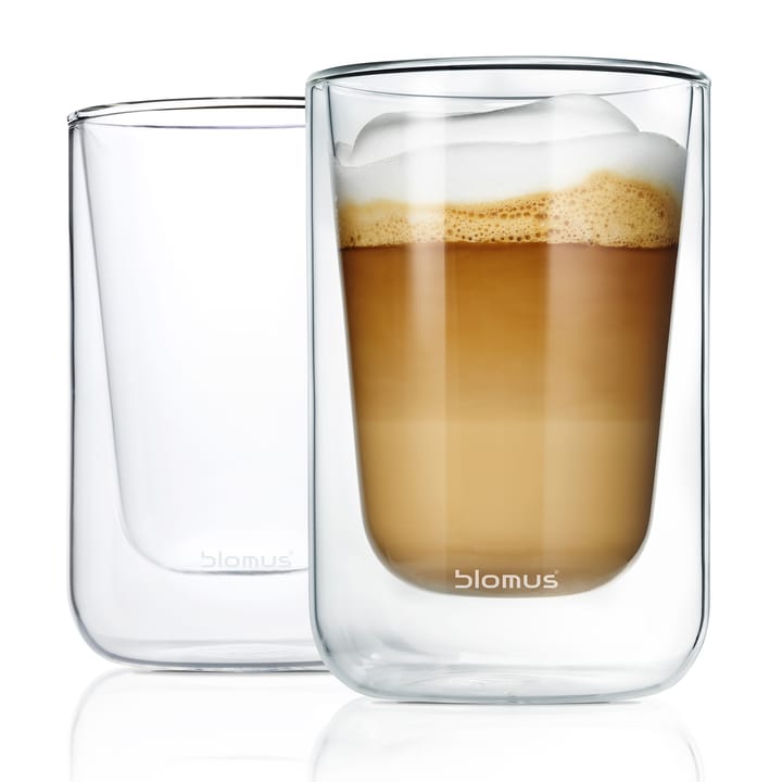 Nero insulating cappuccino glass 两件套装 - Clear - blomus