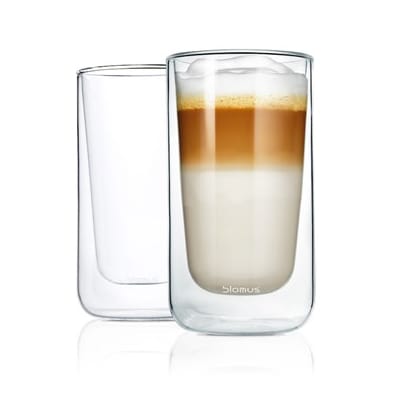 Nero insulating latté macchiato glass 两件套装 - Clear - blomus