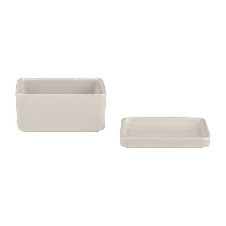 Pilar butter dish - storage box 250 ml, Moonbeam blomus