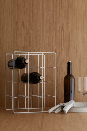 Pilare wine rack 9 bottles - Moonbeam - blomus