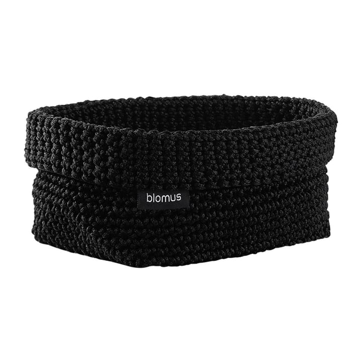 Tela textile basket L 12x20 cm - 黑色 - blomus