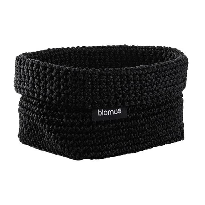 Tela textile basket M 10x15 cm - 黑色 - Blomus