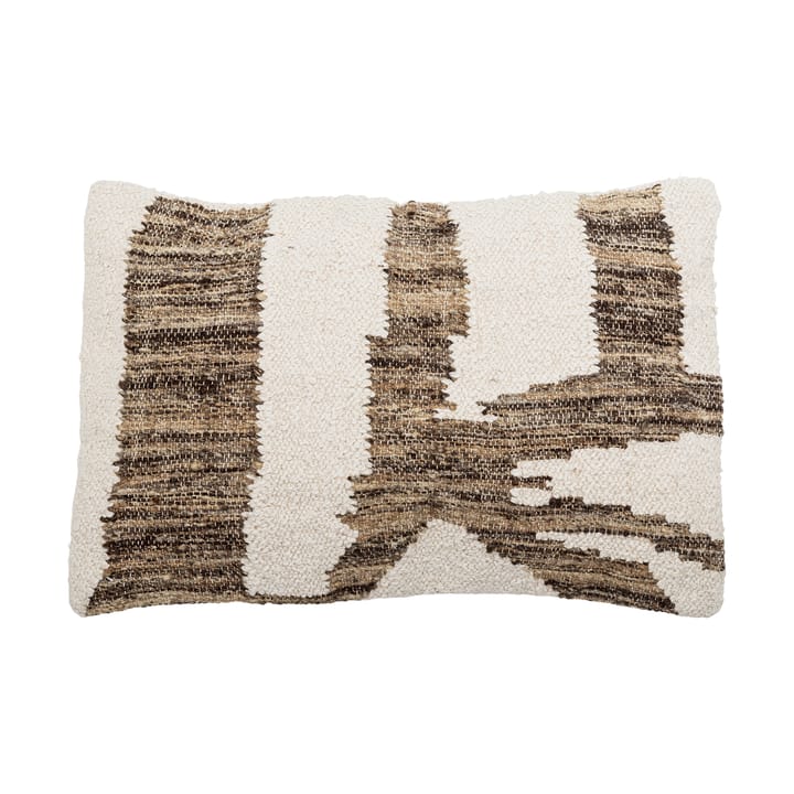 Abano pillow 40x60 cm - 白色的-褐色 - Bloomingville