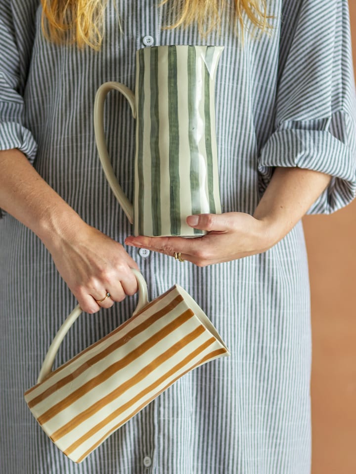 Begonia pot stoneware 23.5 cm, 绿色 Bloomingville