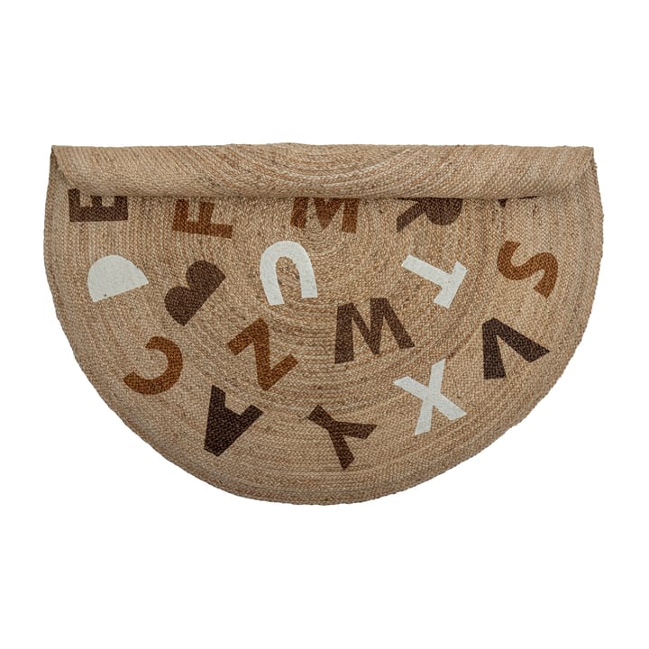 Dinne jute 地毯 Ø130 cm - Alphabet - Bloomingville