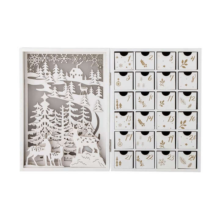 Elimar calendar with lighting - 白色 - Bloomingville