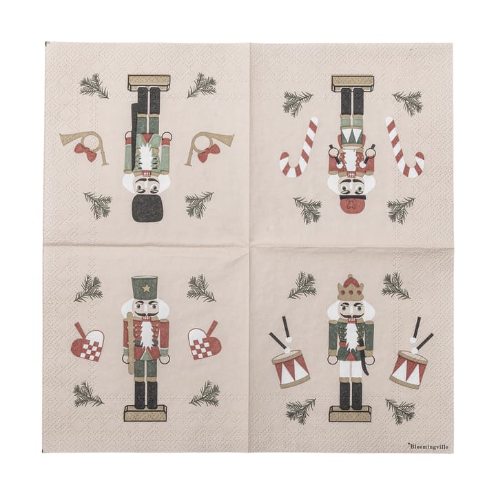 Jolly paper napkins 25x25 cm 20-pack, 彩色 Bloomingville