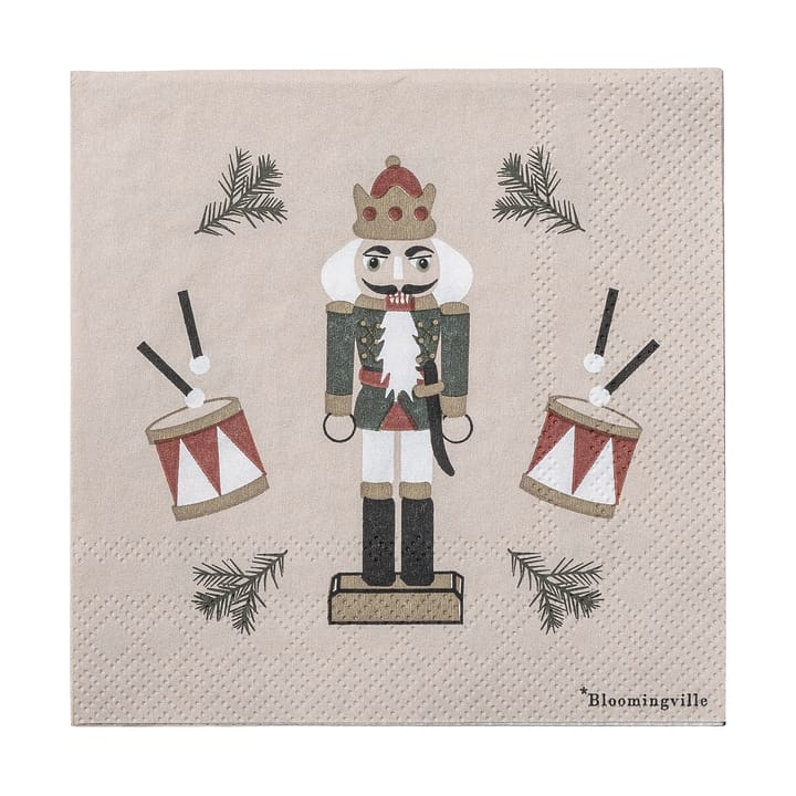 Jolly paper napkins 33x33 cm 20-pack - 彩色 - Bloomingville