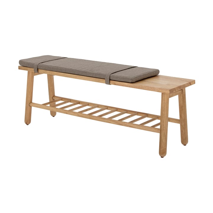 Linde bench with 靠枕|靠垫 - Grey - Bloomingville