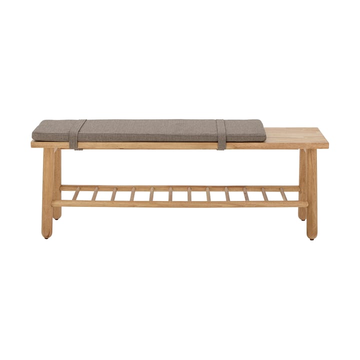 Linde bench with 靠枕|靠垫 - Grey - Bloomingville