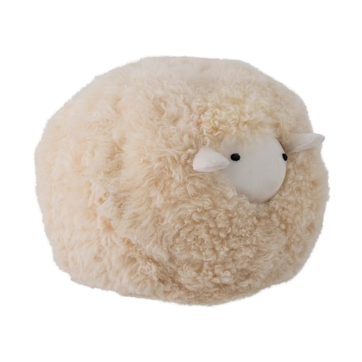 Rubert plush toy 33 cm, Nature lambskin Bloomingville