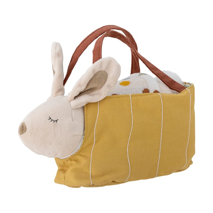 Villja plush toy 2 parts - 白色-黄色 bunny - Bloomingville