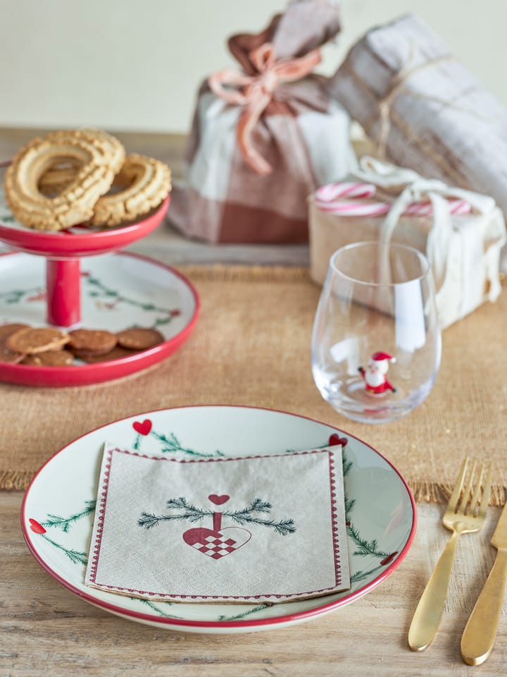 Yule paper napkins 33x33 cm 20-pack - 彩色 - Bloomingville