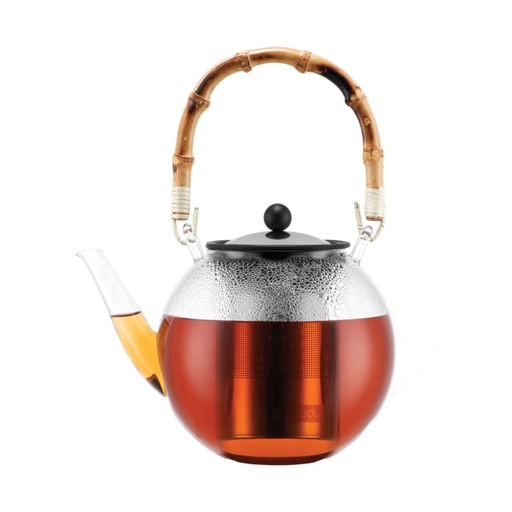 Assam 茶壶 with bamboo handle 1 l - 透明 - Bodum