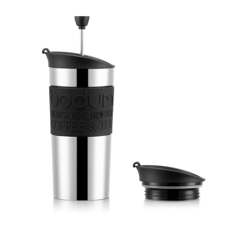 Bodum Travel press 马克杯 chrome - 黑色 - Bodum