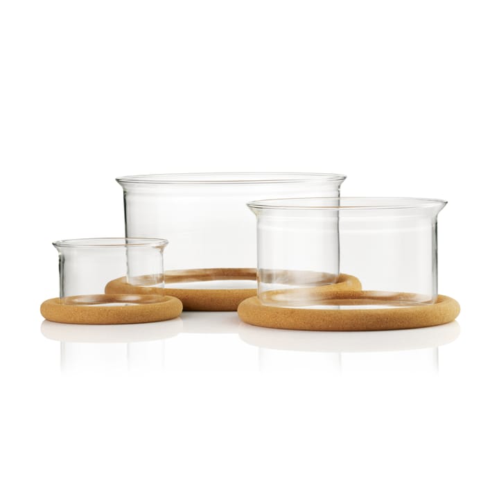 Hot Pot 碗  set with cork lid 三件套装 - Glas - Bodum