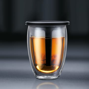 Tea For One glass with tea strainer - 黑色 - Bodum