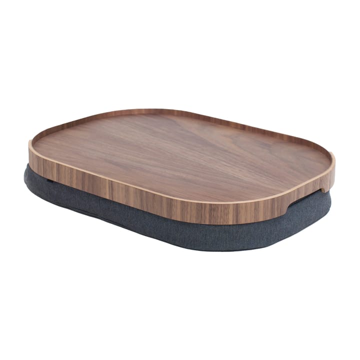 Bosign Knee tray curveline large 34x47 cm - Walnut - Bosign