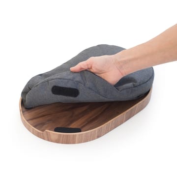 Bosign Knee tray curveline medium 26x39 cm - Walnut - Bosign