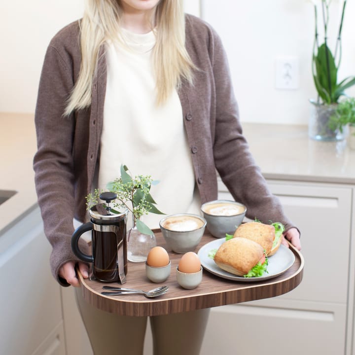 Bosign serving tray curveline large 34x47 cm, Walnut Bosign