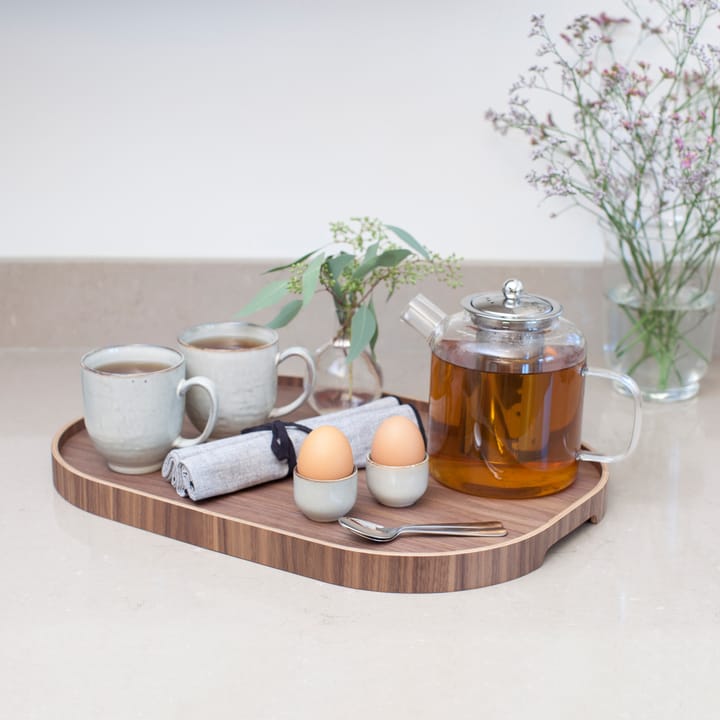 Bosign serving tray curveline large 34x47 cm, Walnut Bosign