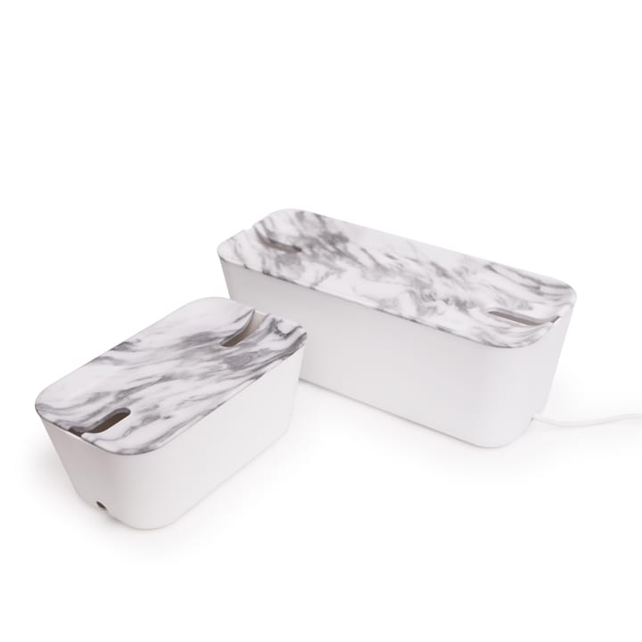 Cable organiser M, marble print Bosign