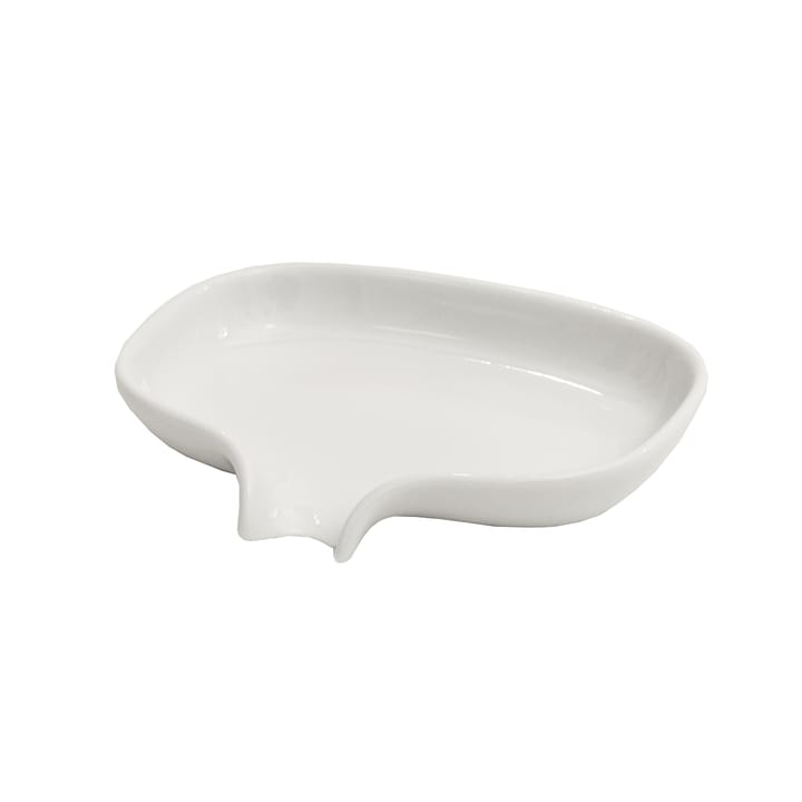 Soap dish with drainage spout porcelain - 白色 - Bosign