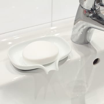 Soap dish with drainage spout porcelain - 白色 - Bosign