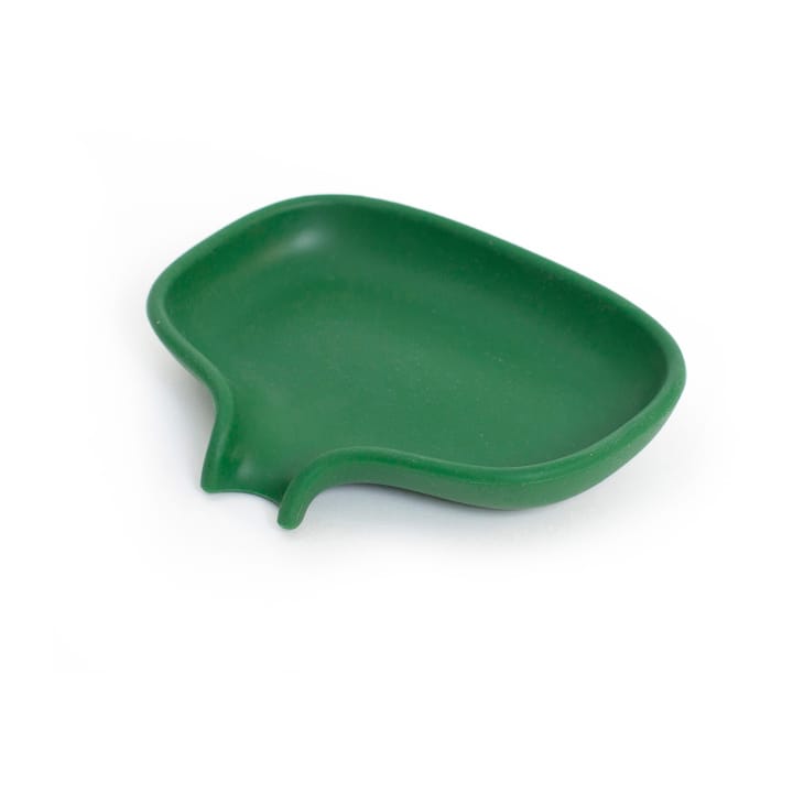 Soap dish with drainage spout silicone - Dark 绿色 - Bosign