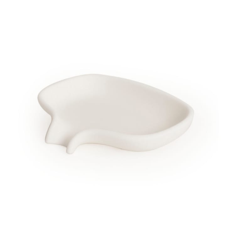 Soap dish with drainage spout silicone - 白色 - Bosign