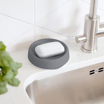 Soap 托盘 with concealed drain spout in silicone - 中 - 石墨 - Bosign