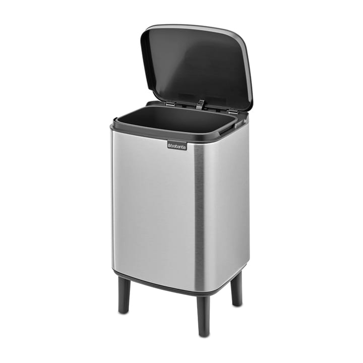 垃圾桶 高款 体积7 L, Brushed steel - matte Brabantia