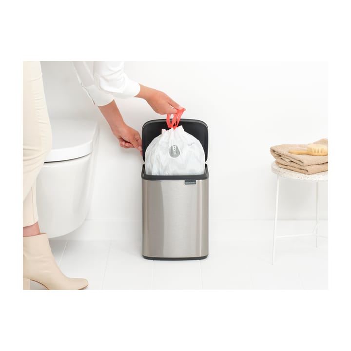 Bo 垃圾桶 7 L, Brushed steel - matte Brabantia