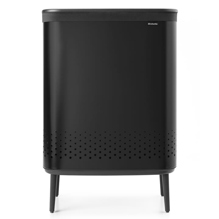 Bo laundry basket high 2x45 L - matte 黑色 - Brabantia