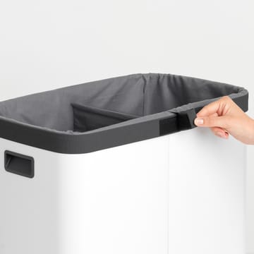 Bo laundry basket high 2x45 L - 白色 - Brabantia