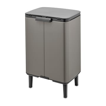 Bo waste bin high 12 L - Platinum - Brabantia