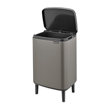 Bo waste bin high 12 L - Platinum - Brabantia