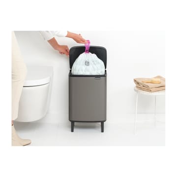 Bo waste bin high 12 L - Platinum - Brabantia