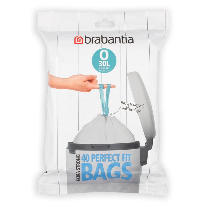 Brabantia 垃圾桶配套垃圾袋 - 30 liter | O 40 pieces - Brabantia