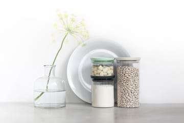 Brabantia glass jar 三件套装 - 黑色-灰色-绿色 - Brabantia