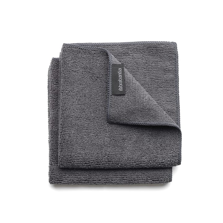 Brabantia microfiber cloth 两件套装 - dark 灰色 - Brabantia