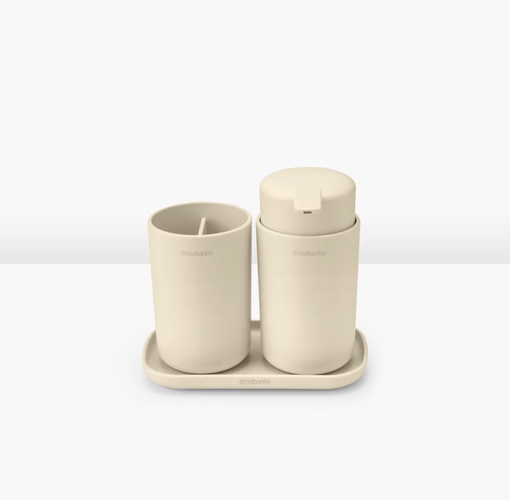 Brabantia ReNew 洗手台收纳 3件 - Soft Beige - Brabantia