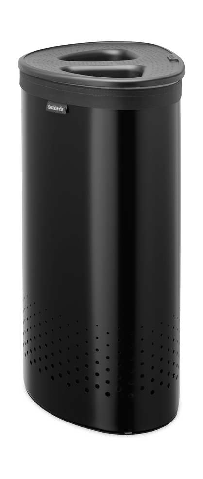 Brabantia 洗衣篮 selector 55 L - 哑光 黑色 - Brabantia