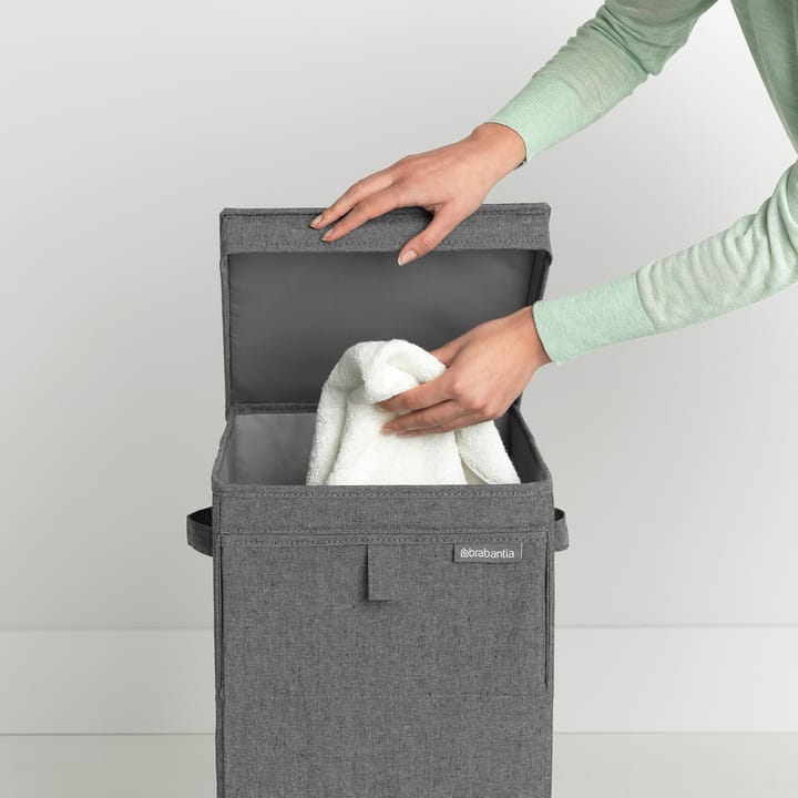 Brabantia stackable laundry basket 35 l. - dark 灰色 - Brabantia