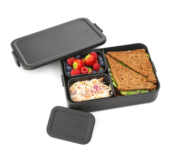 Make & Take bento lunch box large 2 L - Dark 灰色 - Brabantia