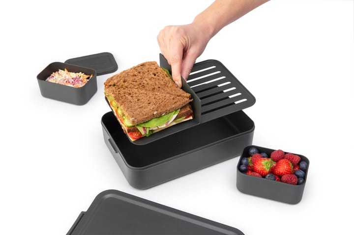 Make & Take bento lunch box large 2 L - Dark 灰色 - Brabantia