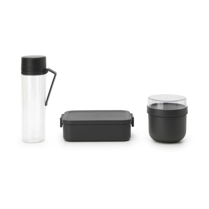 Make & Take breakfast and lunch Set 3 pieces - Dark 灰色 - Brabantia