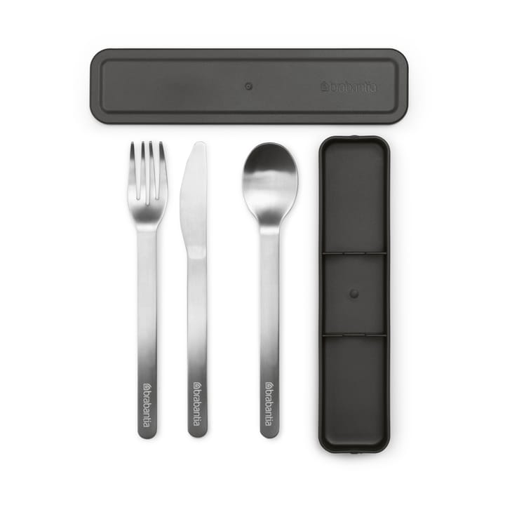 Make & Take 餐具 cutlery 3 pieces - Dark 灰色 - Brabantia