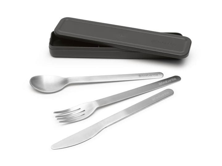 Make & Take 餐具 cutlery 3 pieces - Dark 灰色 - Brabantia